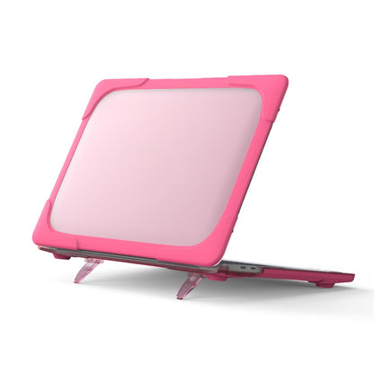 Hard PC Laptop Case Sleeve Notebook Computer Cover with Supporting Stand for MacBook Pro 13'' A2251 / A2289 / A2338