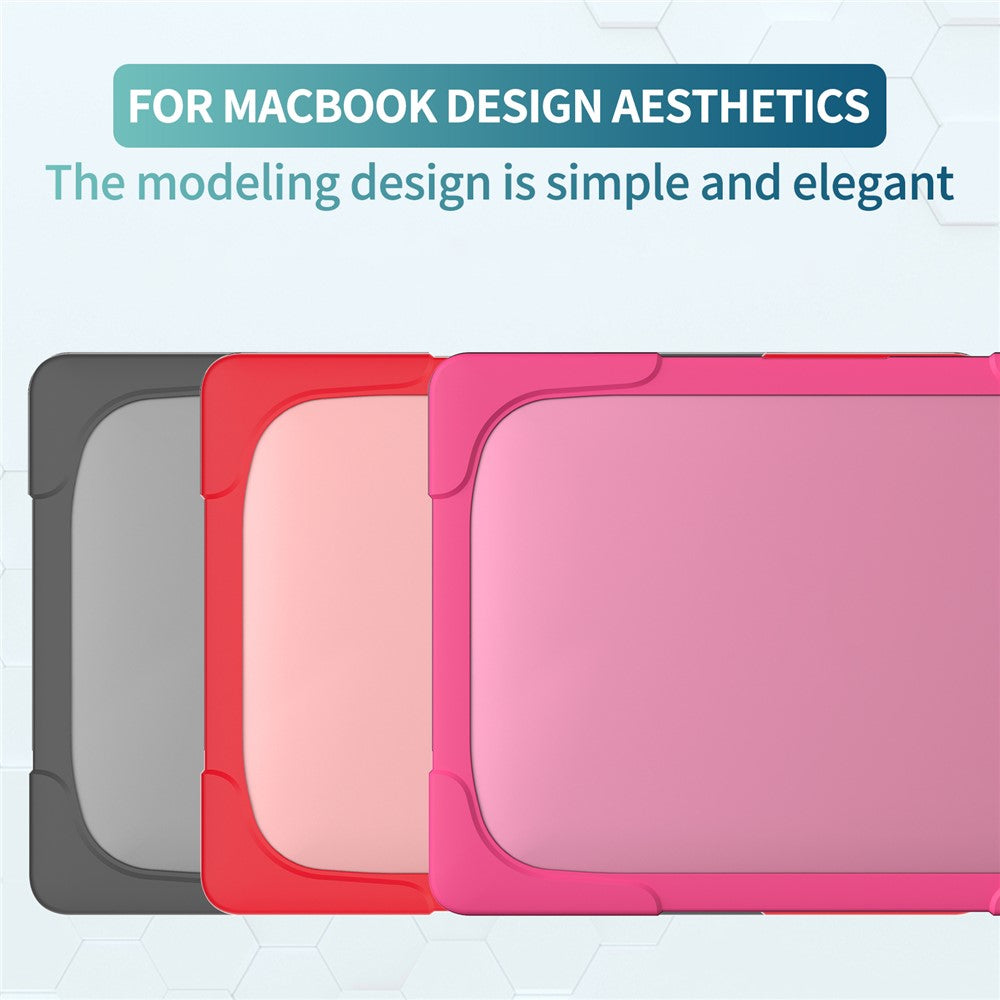 Supporting Stand PC Laptop Case Protective Notebook Cover for MacBook Air 13'' A1932 / A2179 / A2337