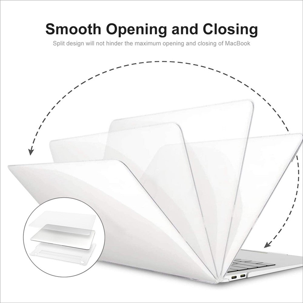 ENKAY HAT PRINCE Crystal PC Front and Back Protective Cover for MacBook Pro 16 inch (2026) A3429 A3428 / (2025) A3186 A3403 / (2024) A2991 / (2023) A2780 / (2021) A2485