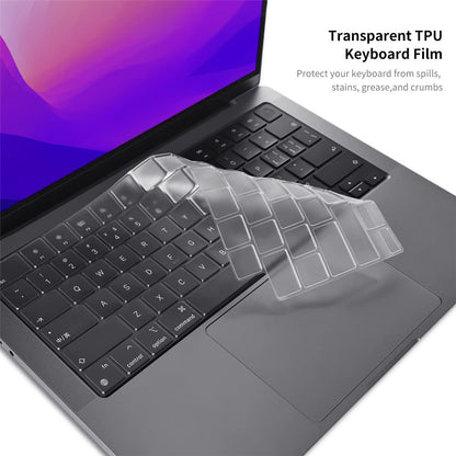 ENKAY HAT PRINCE for MacBook Pro 16 inch (2026) A3429 A3428 / (2025) A3186 A3403 / (2024) A2991 / (2023) A2780 / (2021) A2485 (US Version) PC Laptop Cover + Keyboard Skin + Dust Plugs