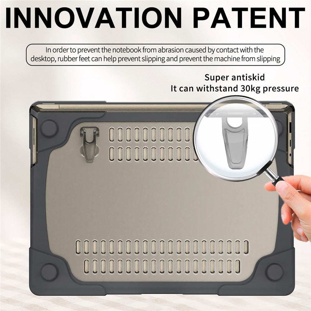 Hard PC Laptop Case with Kickstand for Microsoft Surface Laptop 2 / 3 / 4 / 5 15-inch 1873 / 1953 / 1979 Metal Keyboard Version