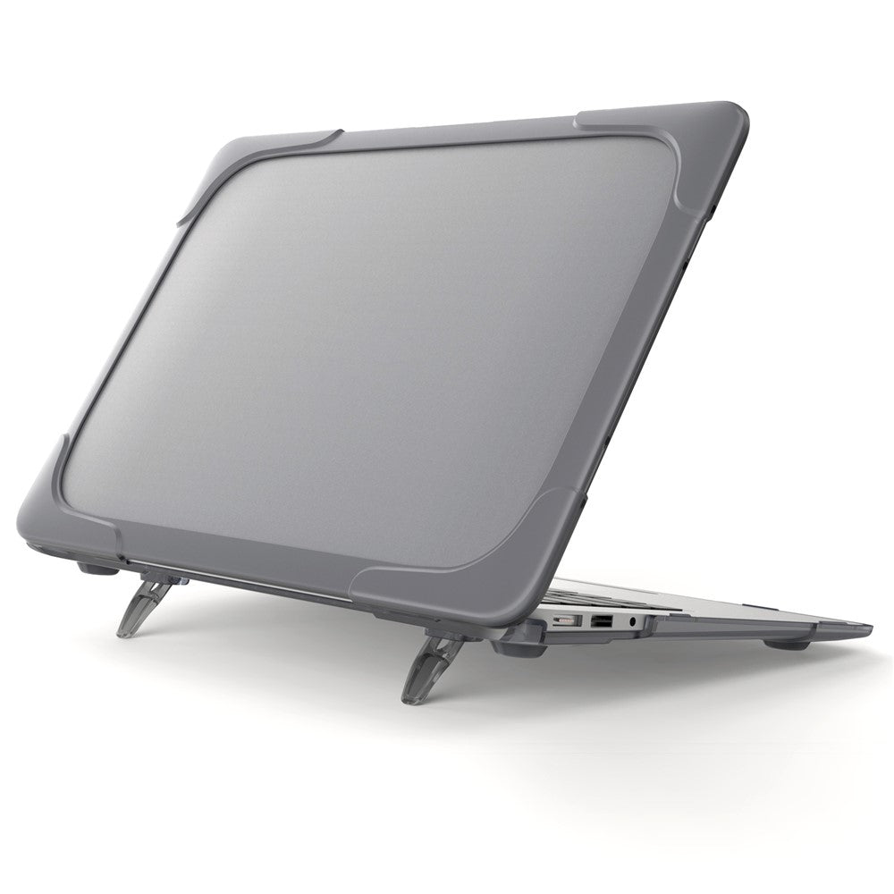 Supporting Stand Design Hard PC Anti-scratch Laptop Case Protective Notebook Cover for MacBook Air 13'' A1466 / A1369