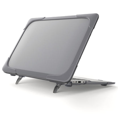 Supporting Stand Design Hard PC Anti-scratch Laptop Case Protective Notebook Cover for MacBook Air 13'' A1466 / A1369