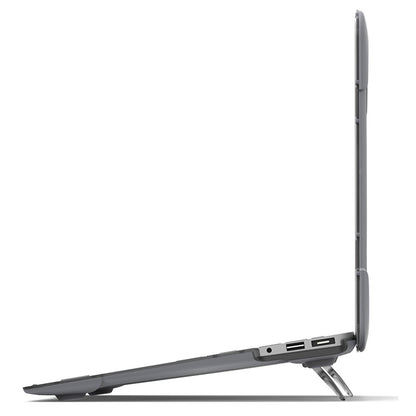 Supporting Stand Design Hard PC Anti-scratch Laptop Case Protective Notebook Cover for MacBook Air 13'' A1466 / A1369