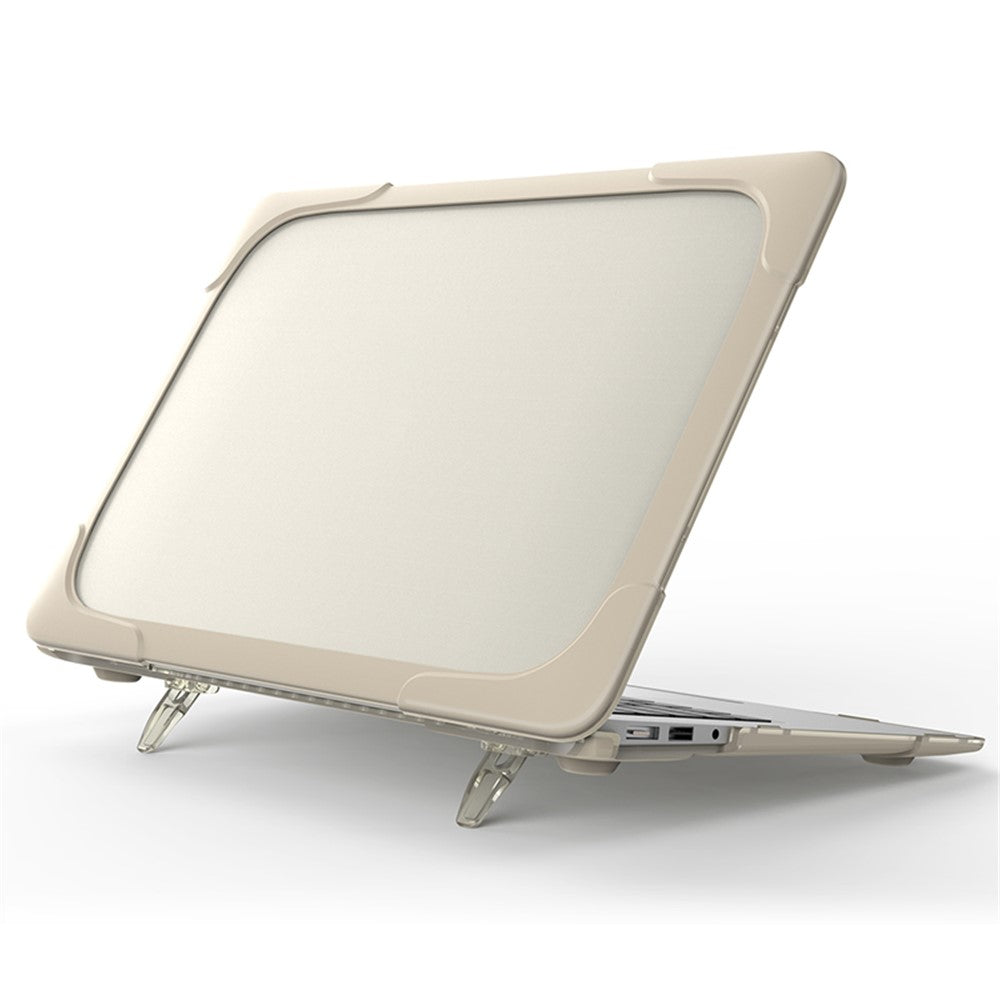 Supporting Stand Design Hard PC Anti-scratch Laptop Case Protective Notebook Cover for MacBook Air 13'' A1466 / A1369