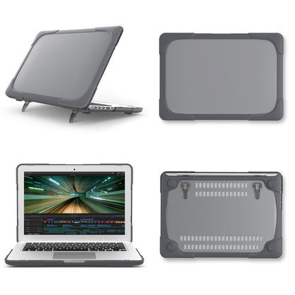 Hard PC Laptop Case Notebook Computer Cover with Supporting Stand Feet for MacBook Pro 15-inch / Pro Retina 15-inch A1398