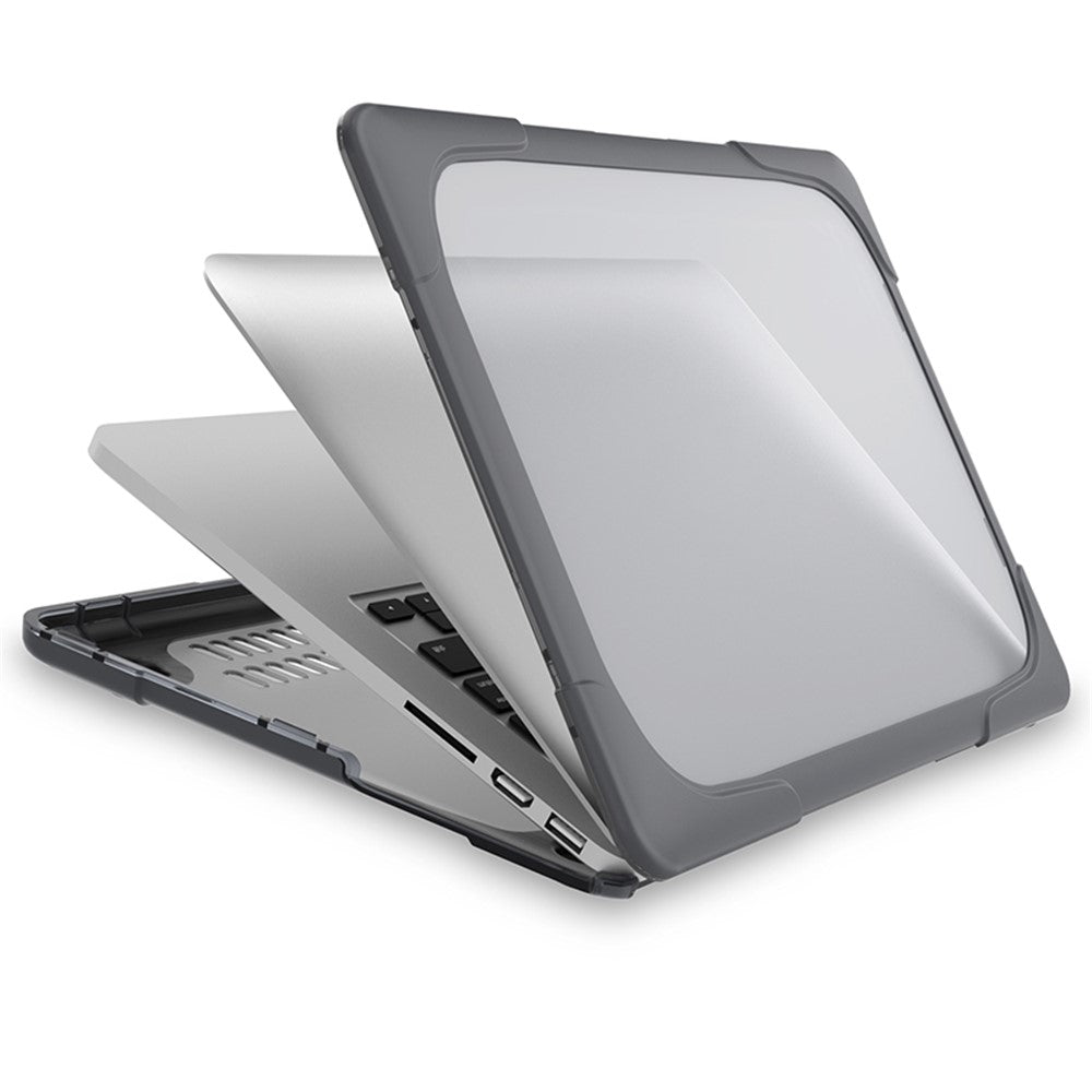 Hard PC Laptop Case Notebook Computer Cover with Supporting Stand Feet for MacBook Pro 15-inch / Pro Retina 15-inch A1398