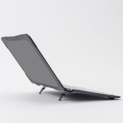 Drop-proof Supporting Stand Design Hard PC Laptop Case Well-protected Notebook Cover for MacBook Retina 12'' A1534 / A1931