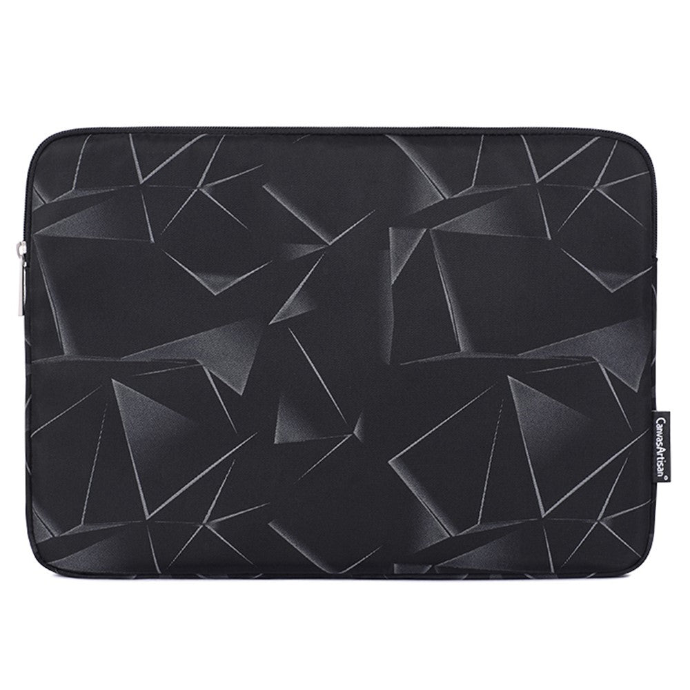 CANVASARTISAN H6-01 Triangle Geometric Printed Shockproof Sleeve Bag for 14-inch Laptops Portable Carry Case Anti-drop Notebooks Bag
