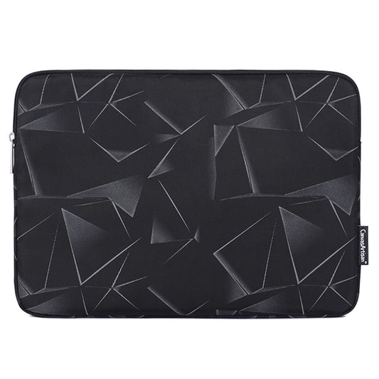 CANVASARTISAN H6-01 Triangle Geometric Printed Shockproof Sleeve Bag for 14-inch Laptops Portable Carry Case Anti-drop Notebooks Bag