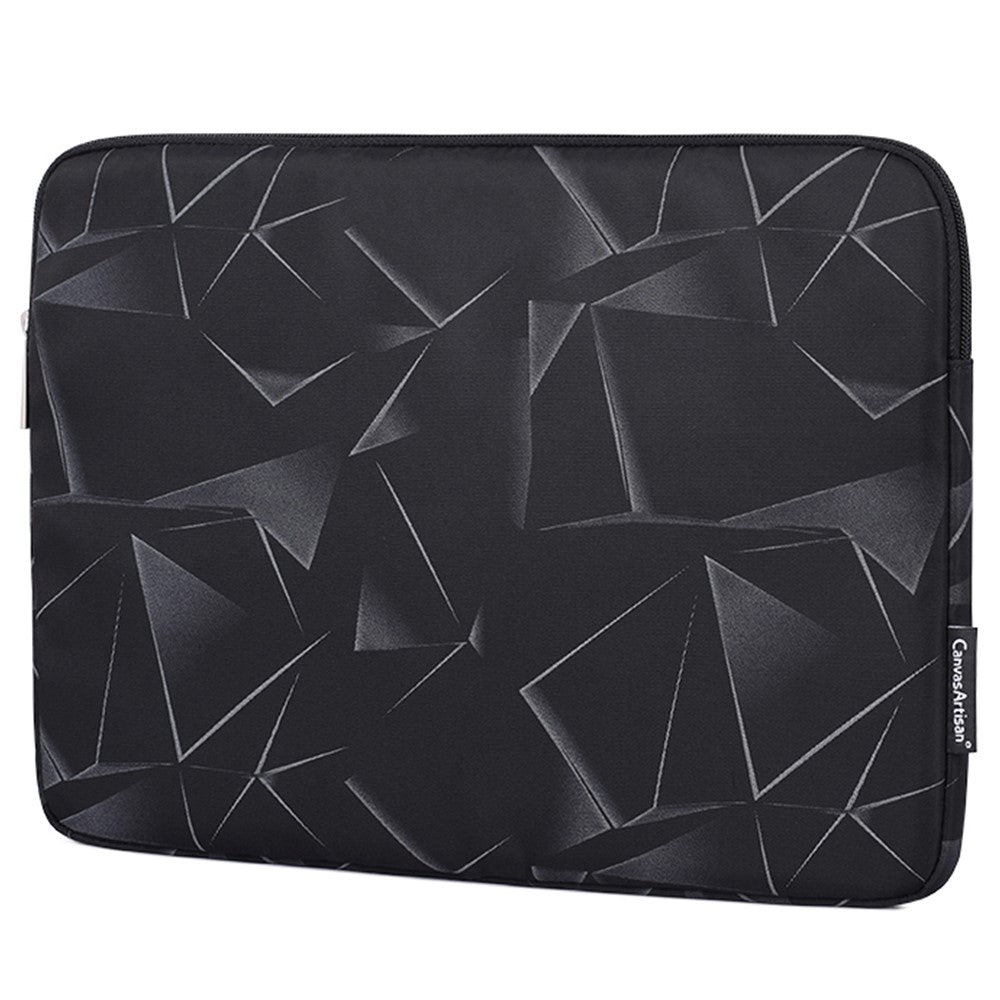 CANVASARTISAN H6-01 Triangle Geometric Printed Shockproof Sleeve Bag for 14-inch Laptops Portable Carry Case Anti-drop Notebooks Bag