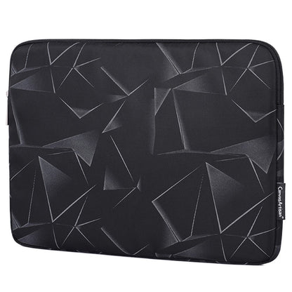 CANVASARTISAN H6-01 Triangle Geometric Printed Shockproof Sleeve Bag for 14-inch Laptops Portable Carry Case Anti-drop Notebooks Bag