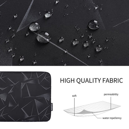 CANVASARTISAN H6-01 Triangle Geometric Printed Shockproof Sleeve Bag for 14-inch Laptops Portable Carry Case Anti-drop Notebooks Bag