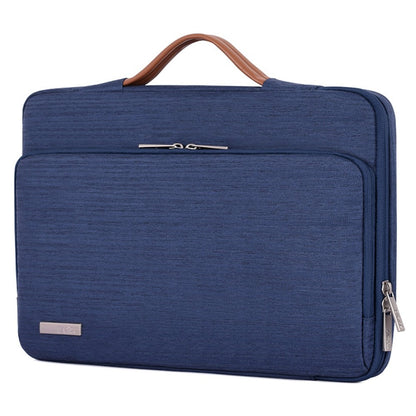 CANVASARTISAN K28-21 15-inch Laptop Briefcase Protective Bag Notebook Handbag with Horizontal Zipper Pocket