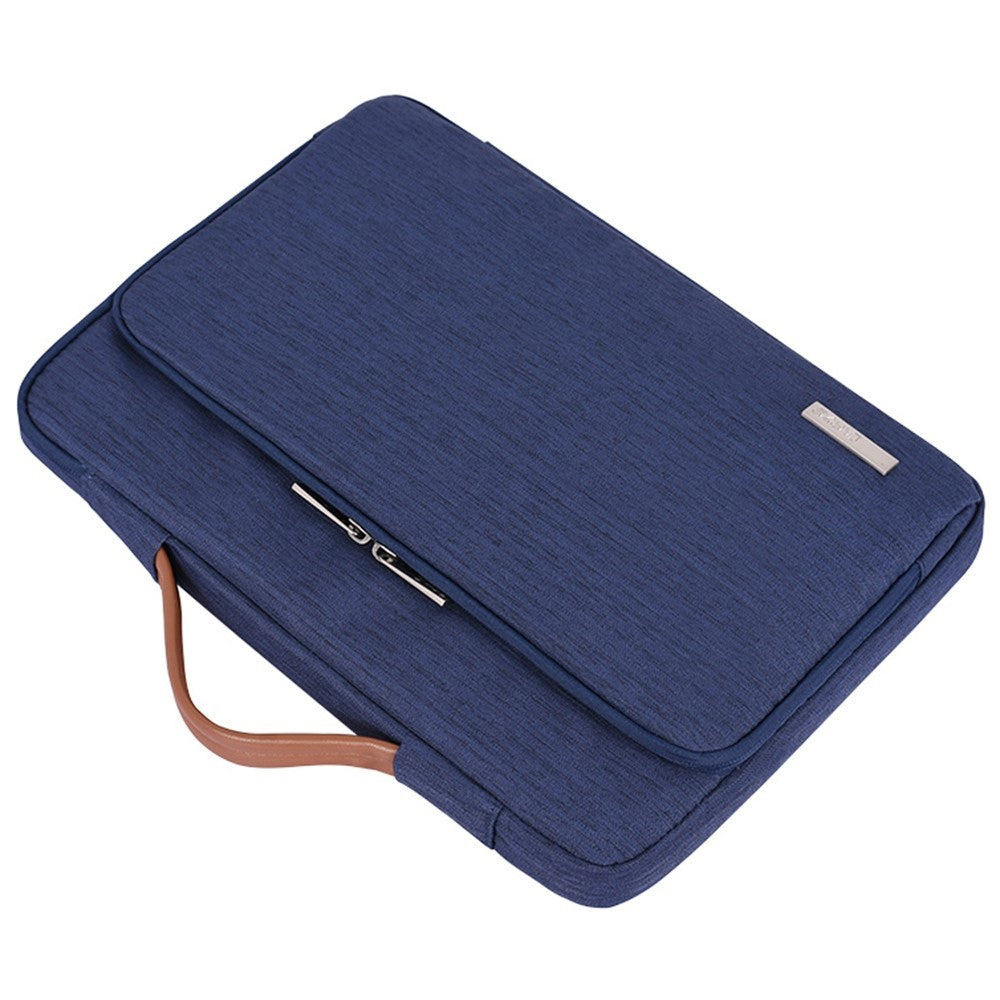 CANVASARTISAN K28-21 15-inch Laptop Briefcase Protective Bag Notebook Handbag with Horizontal Zipper Pocket