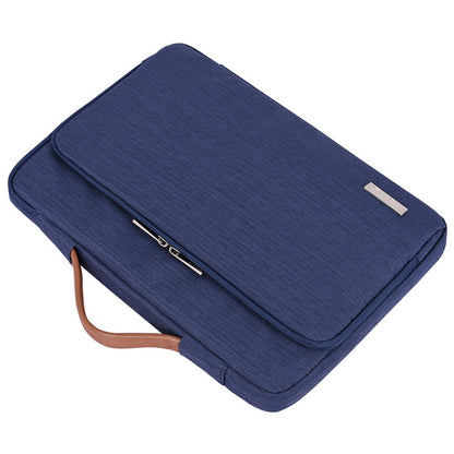 CANVASARTISAN K28-21 15-inch Laptop Briefcase Protective Bag Notebook Handbag with Horizontal Zipper Pocket