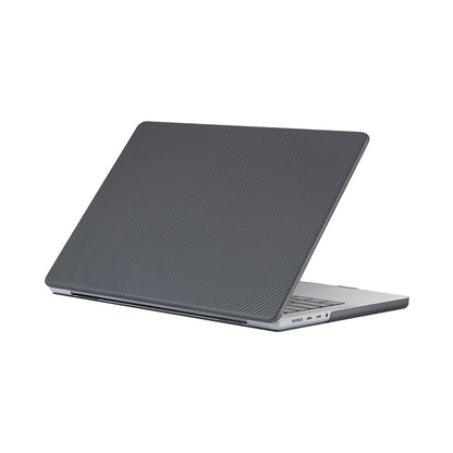 For MacBook Pro 16 inch (2026) A3429 A3428 / (2025) A3186 A3403 / (2024) A2991 / (2023) A2780 / (2021) A2485 Carbon Fiber Texture Hard Laptop Cover Shock-Absorbent Hardshell Case