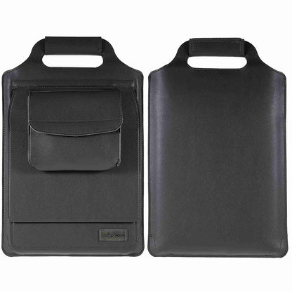 15-inch Laptop Sleeve Case PU Leather Notebook Carrying Case with Adjustable Stand