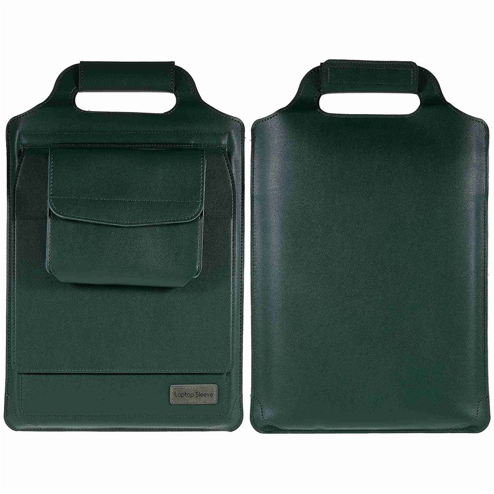 15-inch Laptop Sleeve Case PU Leather Notebook Carrying Case with Adjustable Stand