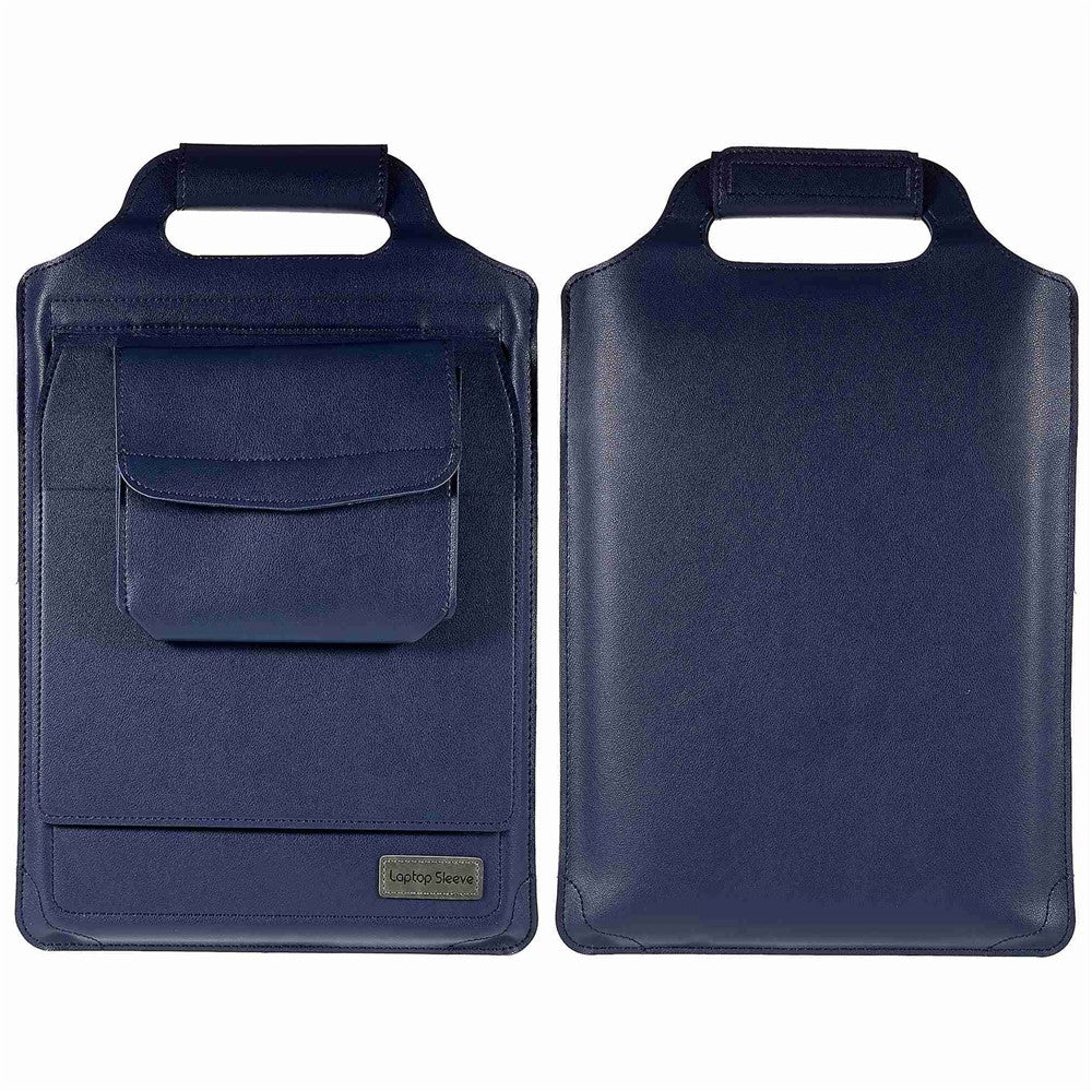 15-inch Laptop Sleeve Case PU Leather Notebook Carrying Case with Adjustable Stand