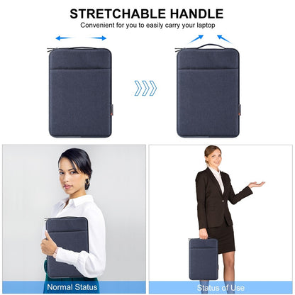 HAWEEL HWL7021 For 15-16.7 inch Macbook Pro 15 inch (2016) / (2018-2019)  /  16 inch (2022) Slim Carrying Case Shockproof Laptop Sleeve Bag with Handle