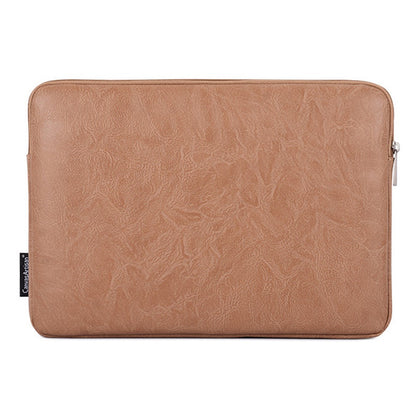CANVASARTISAN G31-36 13-inch Laptop Leopard Print PU Leather Storage Bag Notebook Protective Sleeve