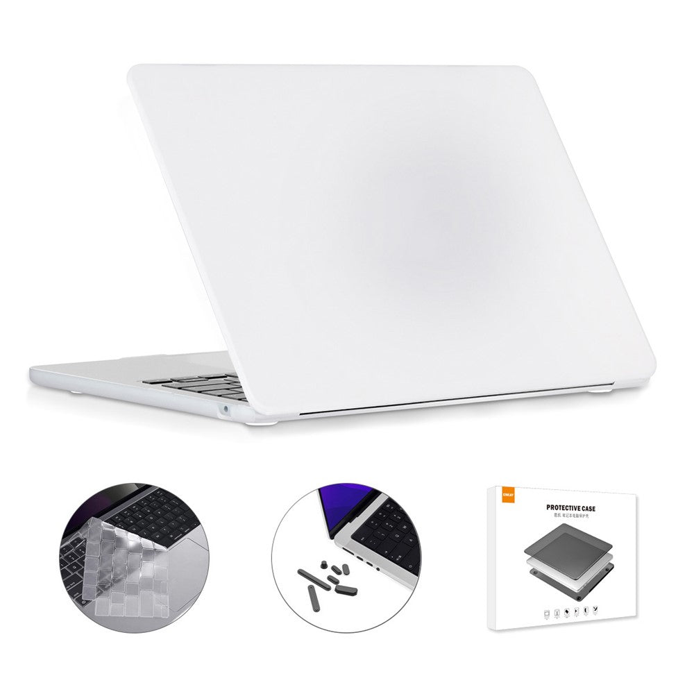 ENKAY HAT PRINCE for MacBook Air 13 inch (2026) A3449 / (2025) A3240 / (2024) A3113 / (2022) A2681 (EU) Cover with Keyboard Film and Plugs