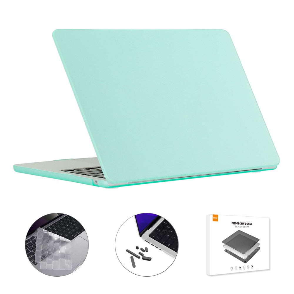 ENKAY HAT PRINCE for MacBook Air 13 inch (2026) A3449 / (2025) A3240 / (2024) A3113 / (2022) A2681 (EU) Cover with Keyboard Film and Plugs