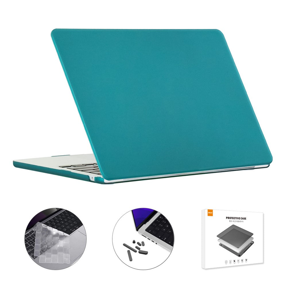 ENKAY HAT PRINCE for MacBook Air 13 inch (2026) A3449 / (2025) A3240 / (2024) A3113 / (2022) A2681 (EU) Cover with Keyboard Film and Plugs