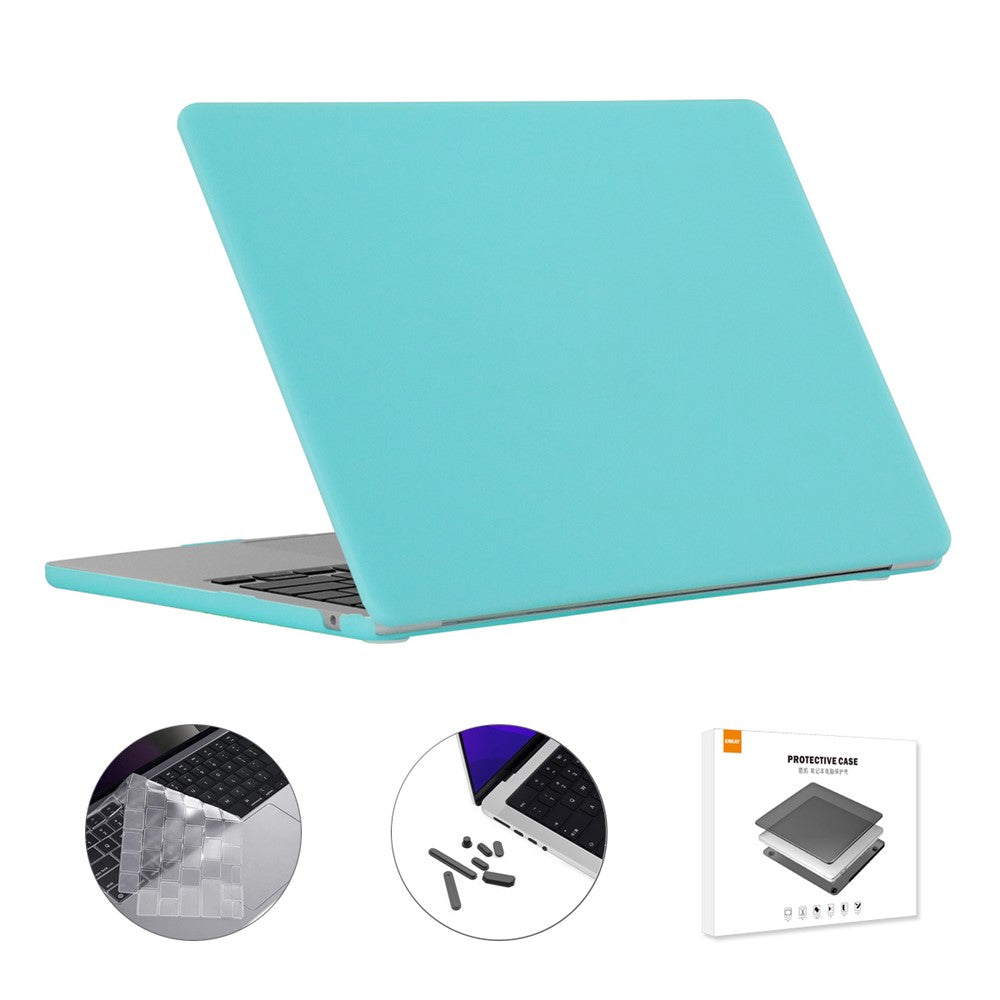 ENKAY HAT PRINCE for MacBook Air 13 inch (2026) A3449 / (2025) A3240 / (2024) A3113 / (2022) A2681 (EU) Cover with Keyboard Film and Plugs