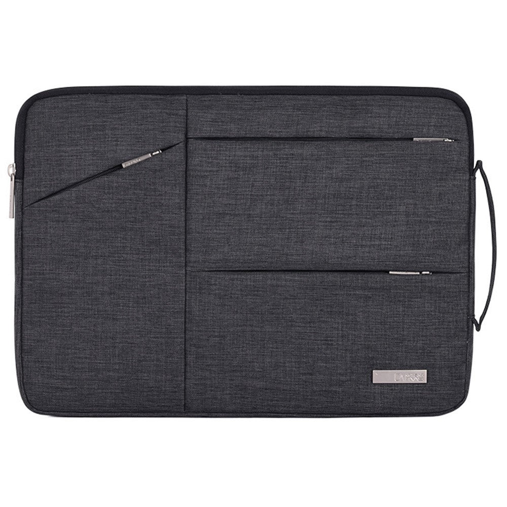 CANVASARTISAN L2-08 15-inch Notebook Zipper Tote Pouch Shockproof Laptop Sleeve Bag (with Handle)