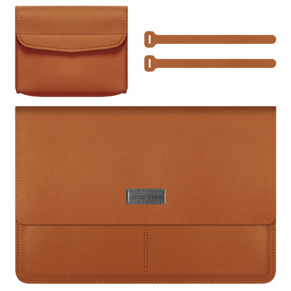 11-12 Inch Laptop Storage Bag for MacBook Anti-scratch PU Leather Notebook Computer Sleeve Mouse Pad