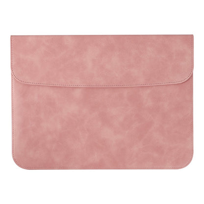 SS13 13 Inch Notebook Computer Carrying Pouch Lightweight Thin Laptop Sleeve Bag Ultra-thin PU Leather Mouse Pad