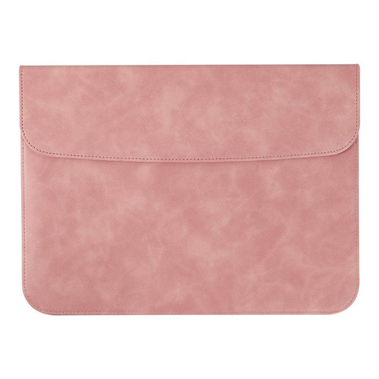 SS13 13 Inch Notebook Computer Carrying Pouch Lightweight Thin Laptop Sleeve Bag Ultra-thin PU Leather Mouse Pad