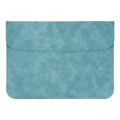 SS13 13 Inch Notebook Computer Carrying Pouch Lightweight Thin Laptop Sleeve Bag Ultra-thin PU Leather Mouse Pad