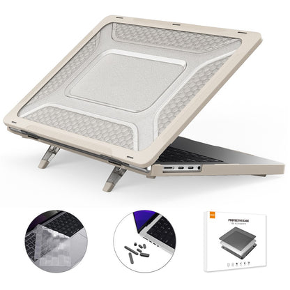ENKAY HAT PRINCE Laptop Case for MacBook Pro 16 inch (2026) A3429 A3428 / (2025) A3186 A3403 / (2024) A2991 / (2023) A2780 / (2021) A2485 (US Version) Astronaut Pattern Notebook Cover Set