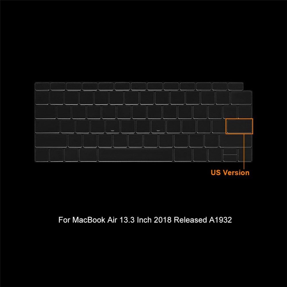 ENKAY HAT PRINCE Protective Case for MacBook Air 13 inch (2018) A1932 (US Version) Shockproof Laptop Slim Cover Anti-Drop Kickstand Case with TPU Keyboard Film + Dust-Proof Plugs