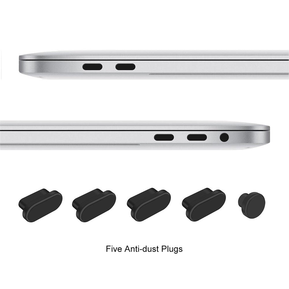 ENKAY HAT PRINCE for MacBook Air 13 inch (2020) A2179  /  A2337 (US Version) Hard PC Shell Fold Kickstand Protective Cover with Transparent TPU Keyboard Film + Dust-Proof Plugs