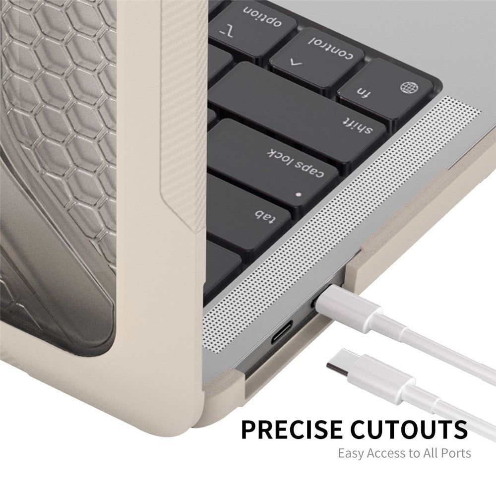 ENKAY HAT PRINCE Protective Case for MacBook Pro 13 inch (2016) A1706  /  (2018) A1989  /  (2019) A2159 (US Version) Laptop Kickstand Cover with TPU Keyboard Film + Dust-Proof Plugs