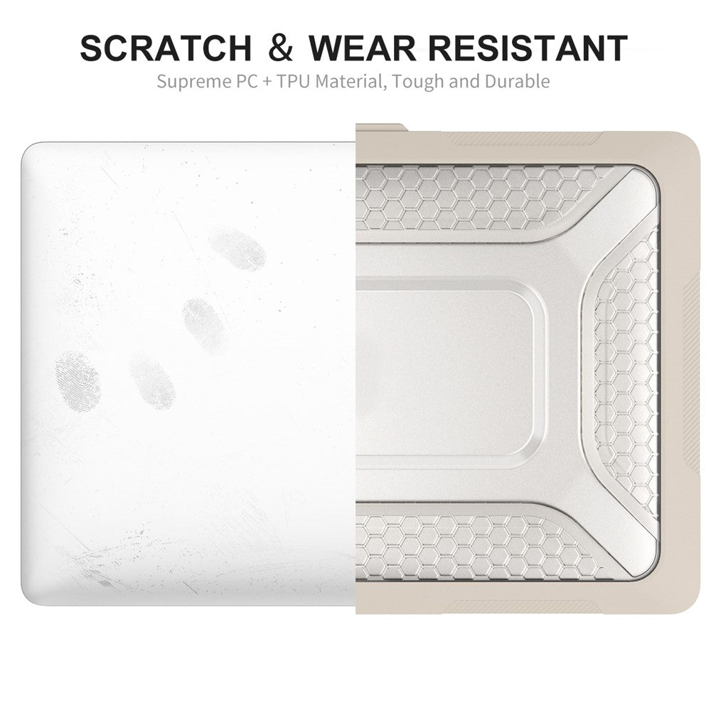 ENKAY HAT PRINCE for MacBook Pro 13 inch (2016) A1706 / (2018) A1989 / (2019) A2159 (EU Version) Kickstand Case Hard PC Heat Dissipation Cover with TPU Keyboard Film + Dust-Proof Plugs