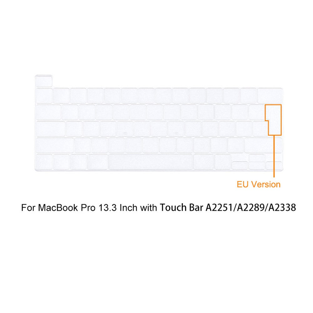 ENKAY HAT PRINCE for MacBook Pro 13 inch (2020) A2251 / A2289 / A2338 (EU Version) Hard PC Protective Cover Kickstand Laptop Case with Transparent TPU Keyboard Film + Anti-Dust Plugs