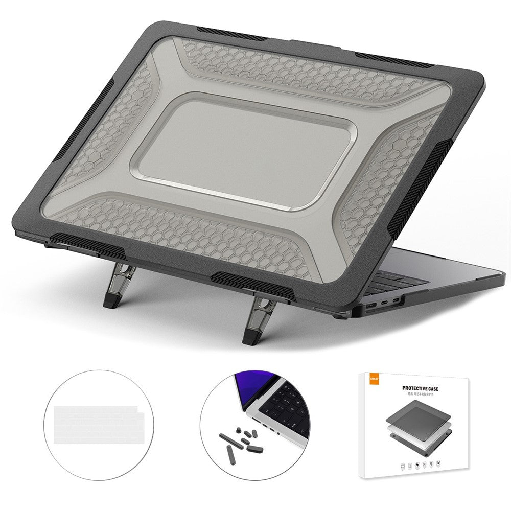 ENKAY HAT PRINCE for MacBook Air 13 inch (2026) A3449 / (2025) A3240 / (2024) A3113 / (2022) A2681 (EU) Laptop Case with TPU Keyboard Film