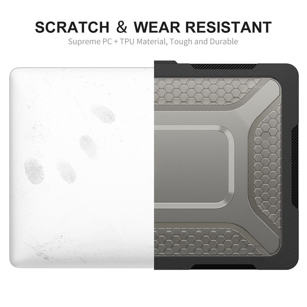 ENKAY HAT PRINCE for MacBook Air 13 inch (2026) A3449 / (2025) A3240 / (2024) A3113 / (2022) A2681 (EU) Laptop Case with TPU Keyboard Film