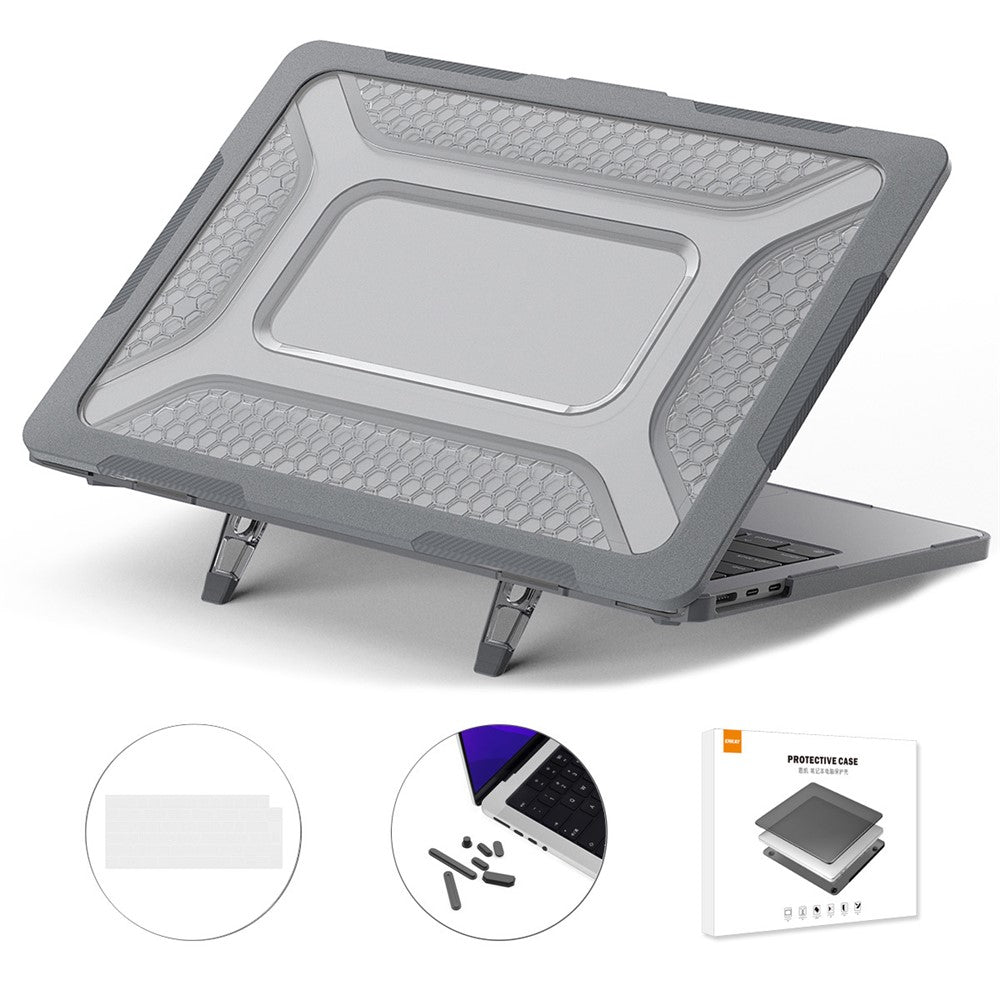 ENKAY HAT PRINCE for MacBook Air 13 inch (2026) A3449 / (2025) A3240 / (2024) A3113 / (2022) A2681 (EU) Laptop Case with TPU Keyboard Film