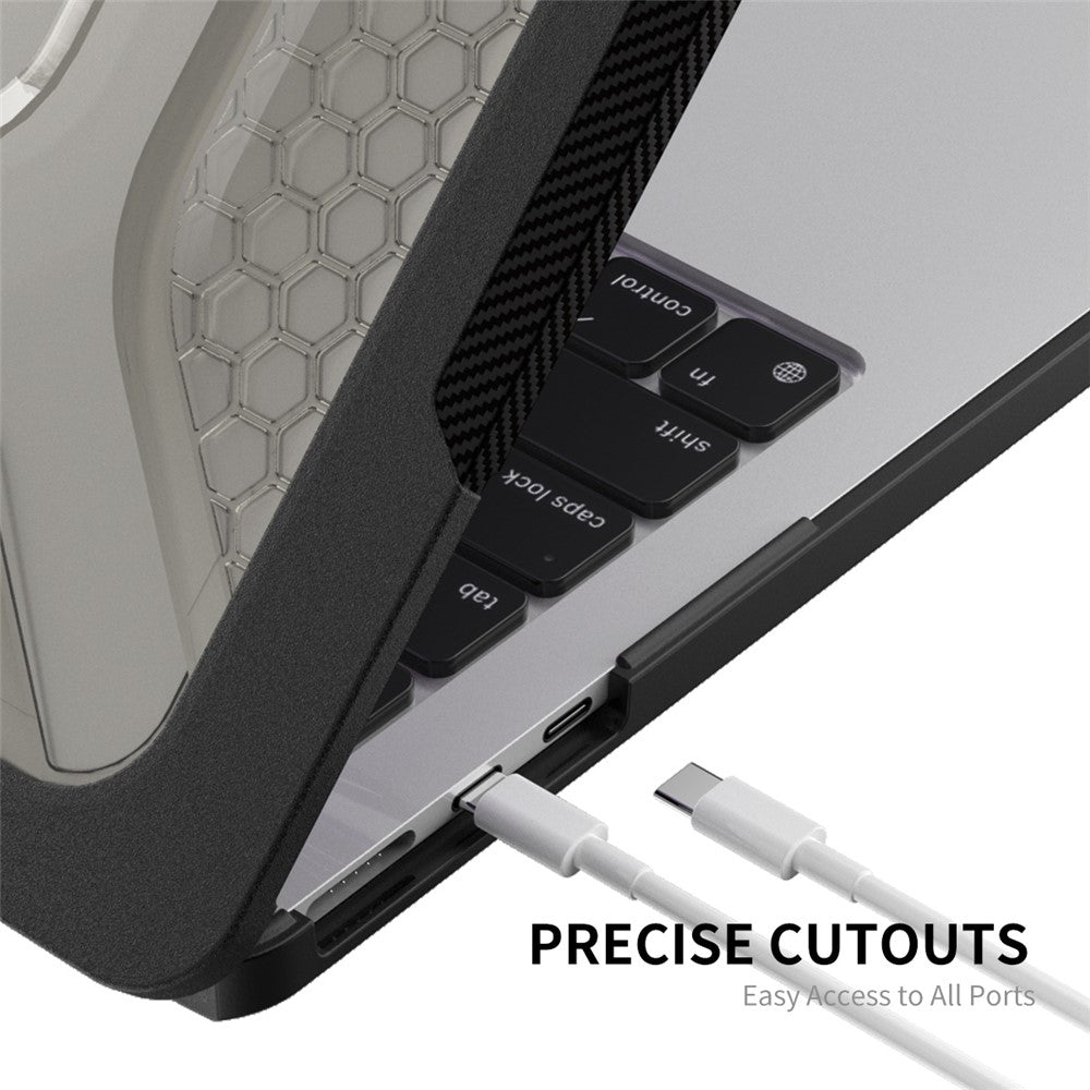 ENKAY HAT PRINCE for MacBook Air 13 inch (2026) A3449 / (2025) A3240 / (2024) A3113 / (2022) A2681 (EU) Laptop Case with TPU Keyboard Film