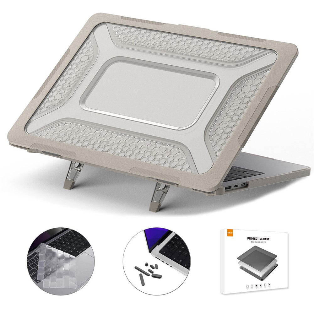 ENKAY HAT PRINCE for MacBook Air 13 inch (2026) A3449 / (2025) A3240 / (2024) A3113 / (2022) A2681 (EU) Laptop Case with TPU Keyboard Film