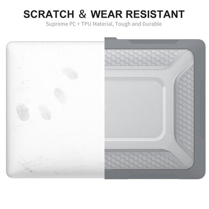 ENKAY HAT PRINCE for MacBook Pro 16 inch (2019) A2141 (EU Version) Hard PC Shock-Absorbing Cover Kickstand Protective Laptop Case Shell with TPU Keyboard Film + Anti-Dust Plugs