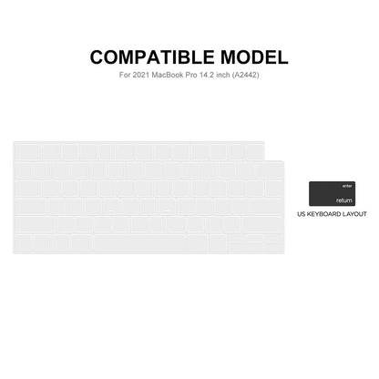 ENKAY HAT PRINCE for MacBook Pro 14 inch (2026) A3427 A3426 / (2025) A3434 A3112 A3185 A3401 / (2024) A2918 A2992 / (2023) A2779 / (2022) / (2021) A2442 (EU) PC Laptop Cover with TPU Keyboard Film + Plugs