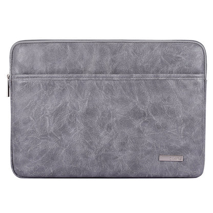 CANVASARTISAN  L38-06 Portable Sleeve Bag for 13 inch Laptop PU Leather Carrying Case Anti-Scratch Notebook Slim Bag