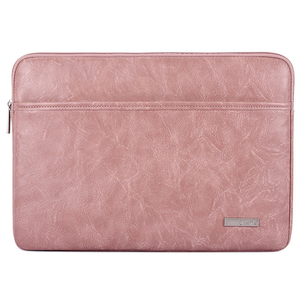 CANVASARTISAN  L38-06 Portable Sleeve Bag for 13 inch Laptop PU Leather Carrying Case Anti-Scratch Notebook Slim Bag
